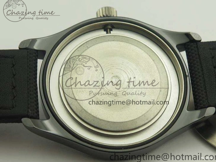 MIROTIME 0125 HighQuality Mark XVIII LAUREUS IW324703 Black Ceramic MKF Best Edition On Black Nylon Strap A 7218